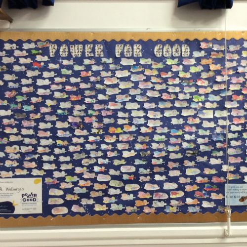 Anti-bullying week Power for good display